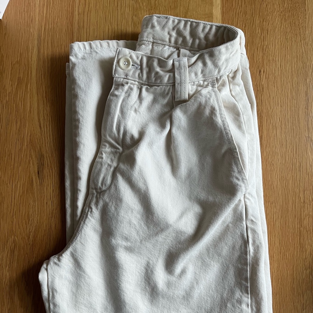 OZMA Field Pant, Tencel Bull Denim, Putty Size S - Picture 4 of 5